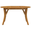 vidaXL tömör akácfa kerti asztal 150 x 90 x 75 cm