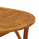 vidaXL tömör akácfa kerti asztal 200 x 90 x 75 cm