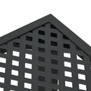 vidaXL antracitszürke acél kerti asztal 200 x 100 x 72 cm