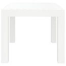 vidaXL fehér PP kerti asztal 59 x 47 x 40 cm