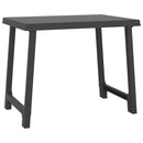 vidaXL antracitszürke fa hatású PP kempingasztal 79x56x64 cm