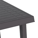 vidaXL antracitszürke fa hatású PP kempingasztal 79x56x64 cm