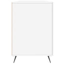 vidaXL magasfényű fehér színű szerelt fa íróasztal 140 x 50 x 75 cm