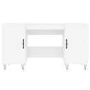 vidaXL fehér szerelt fa íróasztal 140 x 50 x 75 cm