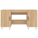 vidaXL sonoma tölgy színű szerelt fa íróasztal 140 x 50 x 75 cm