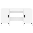 vidaXL fehér szerelt fa íróasztal 140 x 50 x 75 cm