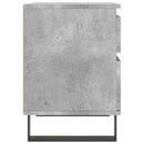 vidaXL 2 db betonszürke szerelt fa éjjeliszekrény 40 x 35 x 50 cm