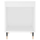 vidaXL 2 db fehér szerelt fa éjjeliszekrény 40 x 35 x 50 cm