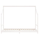vidaXL fehér tömör fenyőfa gyerekágykeret 80 x 200 cm