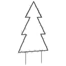 vidaXL karácsonyi fa fénydekoráció 80 LED 60 cm