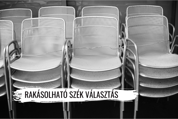 Ötcsillagos rakásolható székek minden térbe