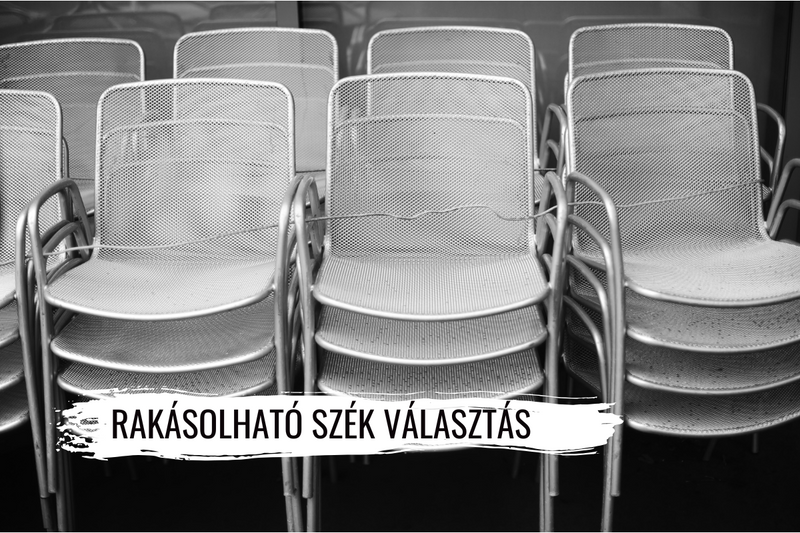 Ötcsillagos rakásolható székek minden térbe