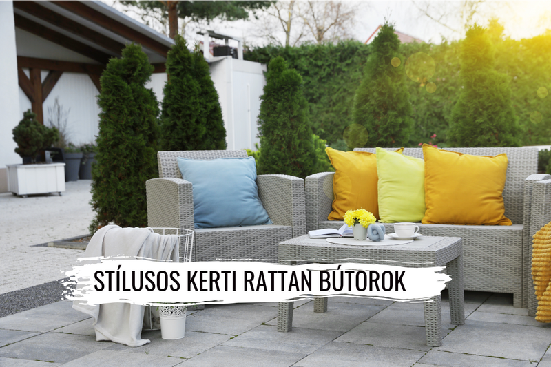 Hozd ki a legtöbbet a kültéri pihenésből: Rattan bútorok