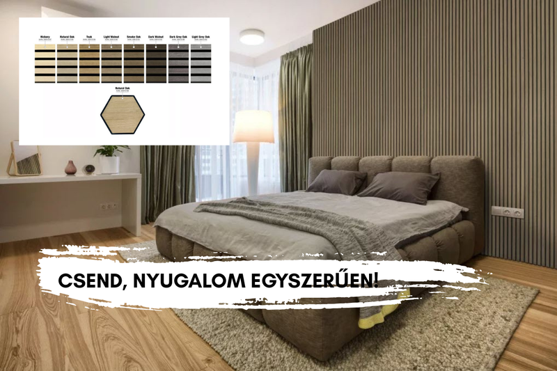 Csendesebb otthon, stílusosabb tér – így varázsold tökéletessé a hangzást akusztikus panelekkel!