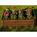 Magasított virágágy, barna, acél, NONKY TYP 5