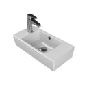 CeraStyle CITY MINI - porcelán mosdó - BAL csaplyukkal - 50 x 25 cm