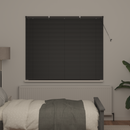 vidaXL Zsalugáter Redőnyök Fekete 130 x 155 cm Alumínium