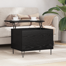 vidaXL Dohányzóasztal Fekete tölgy 60 x 44,5 x 45 cm Faanyag