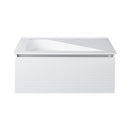 TMP TROYA100 fali fürdőszobabútor - Akrivit öntött műmárvány mosdóval - 100 x 48,5 cm