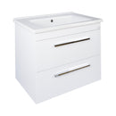 TMP VIVA 65 fali fürdőszobabútor - Sanovit ATRIA 9065 porcelán mosdóval - 65 x 45,5 cm