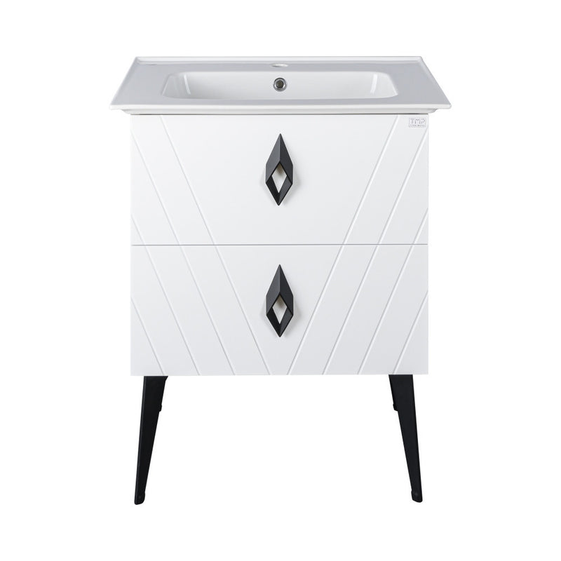 TMP KEOPS álló fürdőszobabútor - CeraStyle BLUE 70 - 42200 mosdóval - 70 x 47 cm