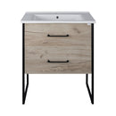 TMP IRON 75 álló fürdőszobabútor - Sanovit ATRIA 9075 porcelán mosdóval - 75 x 45,5 cm