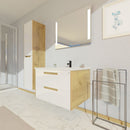 TMP GOLDY 75 fali fürdőszobabútor - öntött műmárvány mosdóval - 75 cm