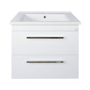 TMP VIVA 75 fali függesztett fürdőszobabútor - Sanovit ATRIA 9075 porcelán mosdóval - 75,3 x 45,5 cm