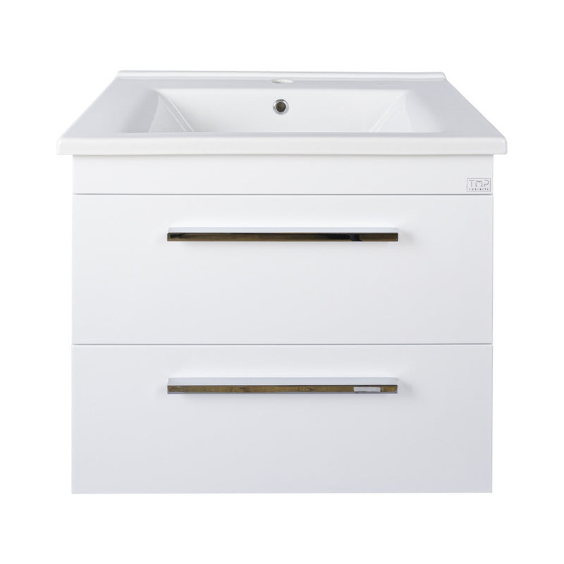 TMP VIVA 75 fali függesztett fürdőszobabútor - Sanovit ATRIA 9075 porcelán mosdóval - 75 x 45,5 cm
