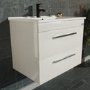 TMP VIVA 75 fali függesztett fürdőszobabútor - Sanovit ATRIA 9075 porcelán mosdóval - 75,3 x 45,5 cm