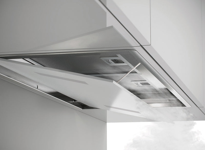 Pando NCR/52 fehér üveg beépíthető páraelszívó SEC