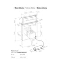 Pando E-320/120 inox/fekete beépíthető páraelszívó
