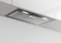 Pando PGF/70 szürke-inox beépíthető páraelszívó ECS