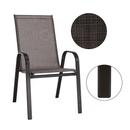 Rakásolható szék, barna melír/barna, ALDERA