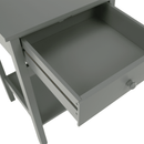 Éjjeliszekrény, szürke, MALISE