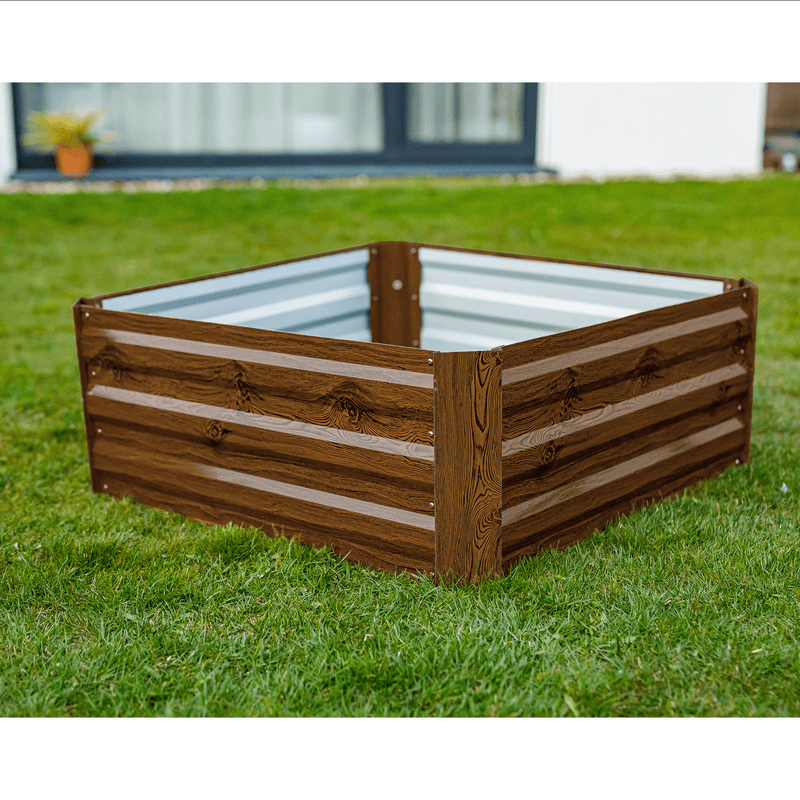 Magasított virágágy, barna, acél, NONKY TYP 3