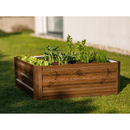 Magasított virágágy, barna, acél, NONKY TYP 3