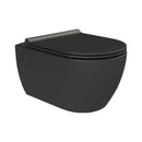 CeraStyle CITY fali WC - MATT FEKETE - rimless - perem nélküli - 53 cm