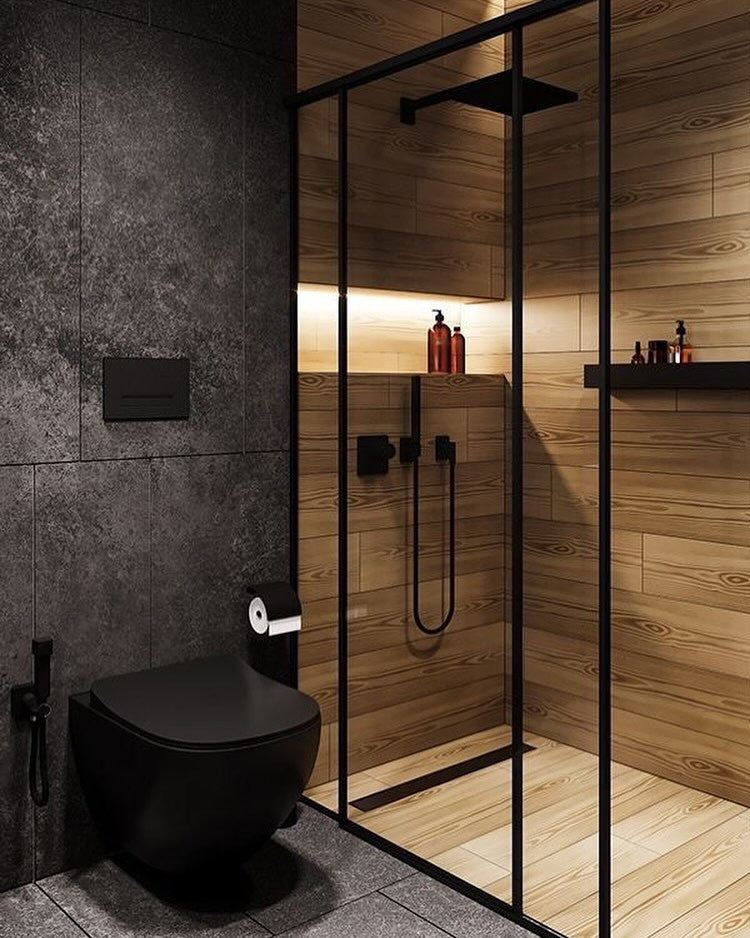 CeraStyle CITY fali WC - MATT FEKETE - rimless - perem nélküli - mély öblítésű