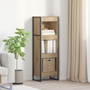 vidaXL Könyvespolc Művészi tölgy 40 x 30 x 121 cm Faanyag