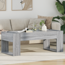vidaXL Dohányzóasztal Szürke Sonoma 110 x 50 x 41 cm Faanyag