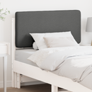 vidaXL Kárpitozott fejtámla Fehér és világosszürke 80 cm Tömör fenyőfa