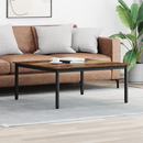 vidaXL Dohányzóasztal Öreg fa 100 x 100 x 45 cm Faanyag