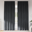 vidaXL Sötétítő függönyök 2 pcs Világosszürke 140 x 260 cm Bársony