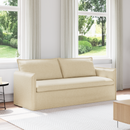 vidaXL Kanapé Krém 196 x 82 x 85 cm szövet