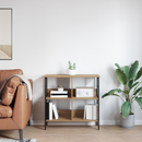 vidaXL Könyvespolc Artisan tölgy 82 x 32 x 79 cm Faanyag