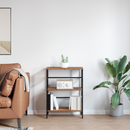vidaXL Könyvespolc Öreg fa 60 x 29,5 x 81 cm Faanyag