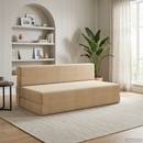 vidaXL Összecsukható kanapéágy Zöld szürke 152 x 86,5 x 60 cm Szövet