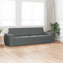 vidaXL Kanapéágy Sötétszürke 245 x 78 x 77 cm szövet