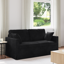 vidaXL Kanapé Fekete 158 x 78 x 80 cm Bársony
